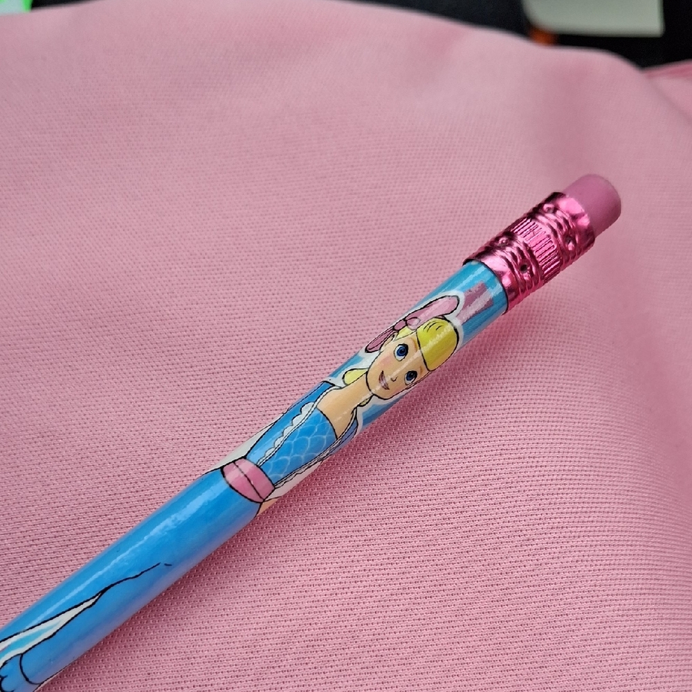 Blue Princess-Themed Kids Pencil with Pink Eraser Little Bo Peep Toy Story